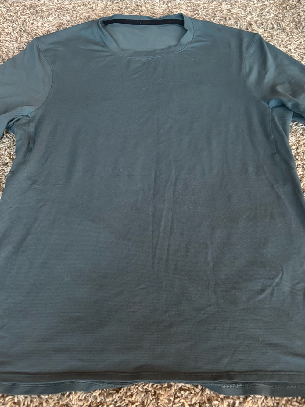 lululemon athletica Men's Short Sleeve Crew — Dark Teal swiftly
